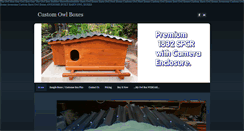 Desktop Screenshot of customowlboxes.com