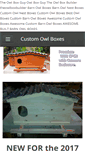 Mobile Screenshot of customowlboxes.com