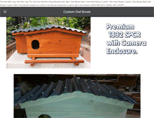Tablet Screenshot of customowlboxes.com